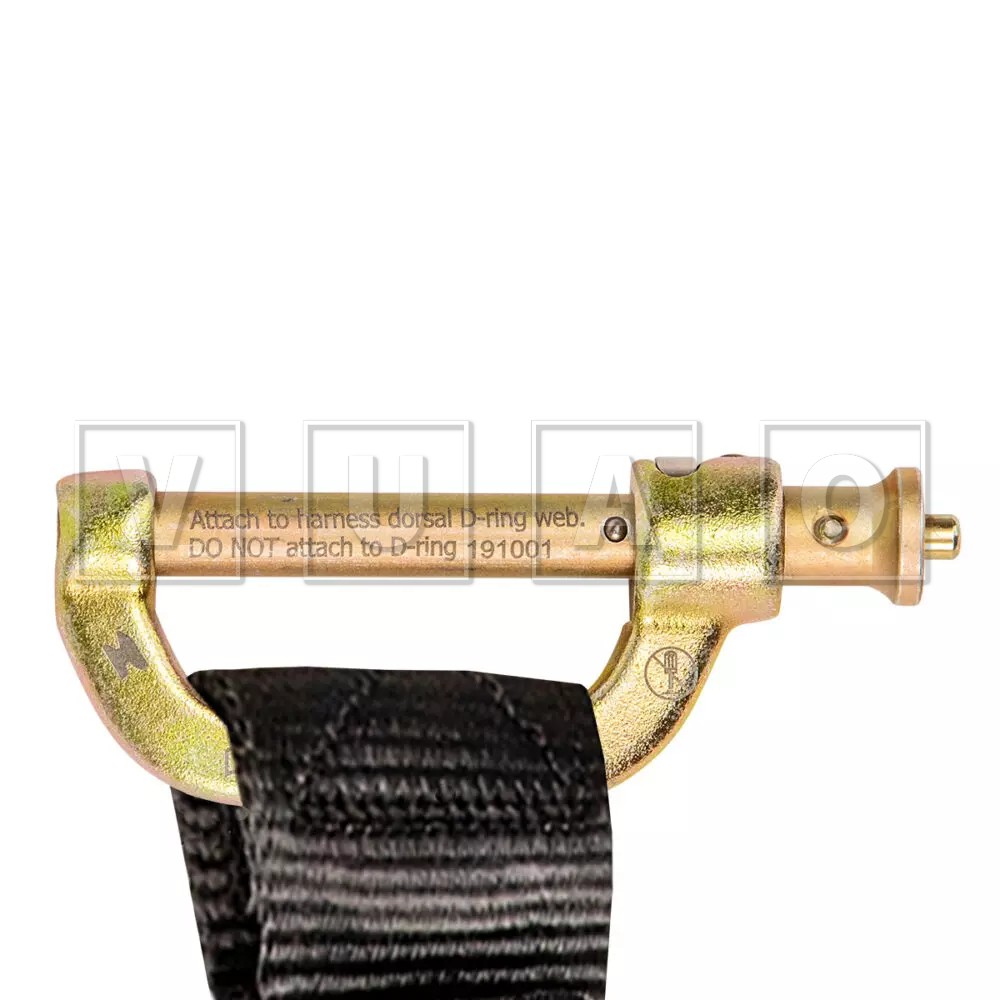 Líneas De Vida Autorretráctiles Safewaze Latitude Edge 11' Cable Único SRL-P: Gancho de seguridad SW8008-11LE