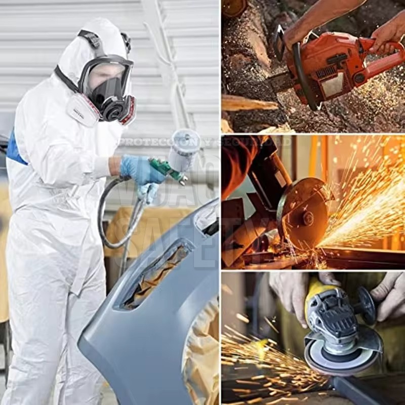 Máscara de Cara Completa Reutilizable TSP-6800 Vuao safety, Tamaño Mediano