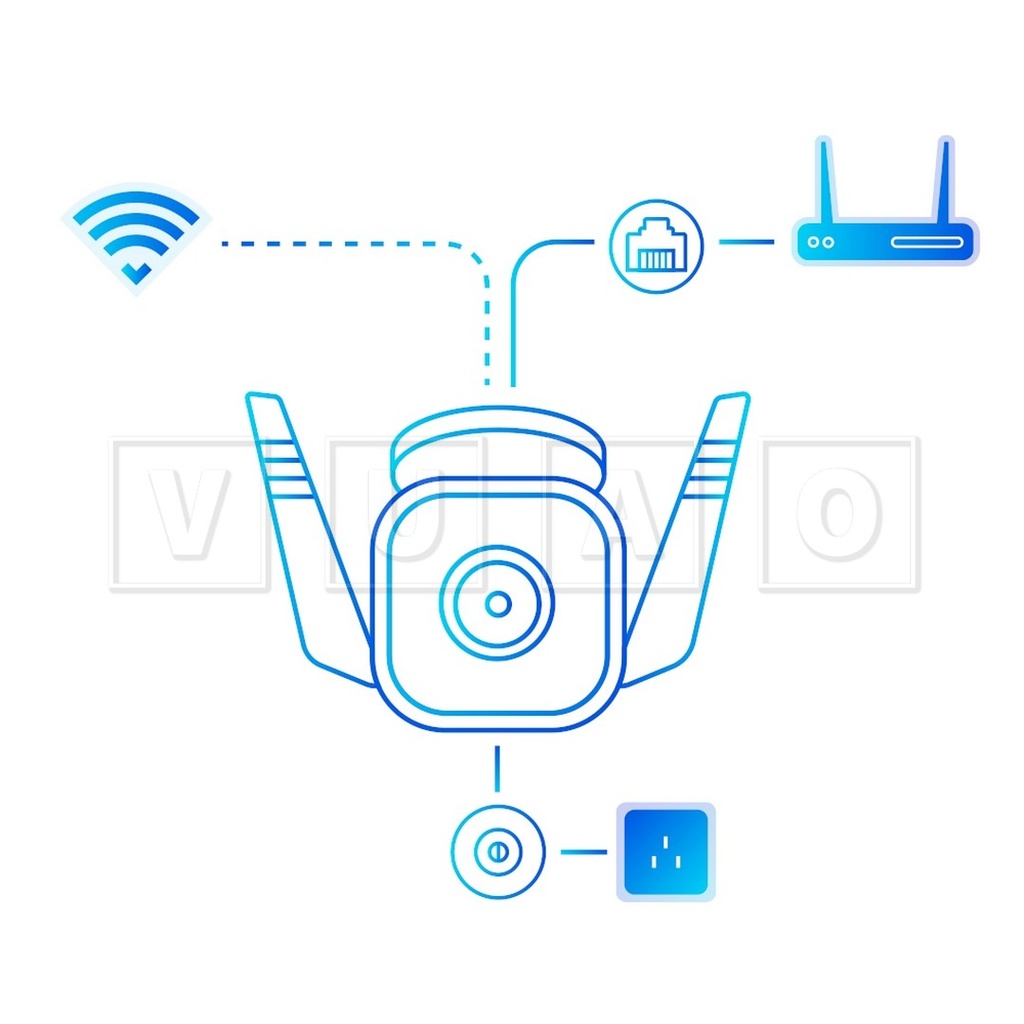 Tapo C310
Cámara WiFi vigilancia exterior