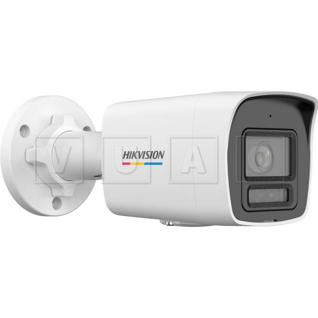 Hikvision DS-2CD1027G2H-LIU Cámara de red ColorVu de 2 MP con luz híbrida inteligente con luz plana fija