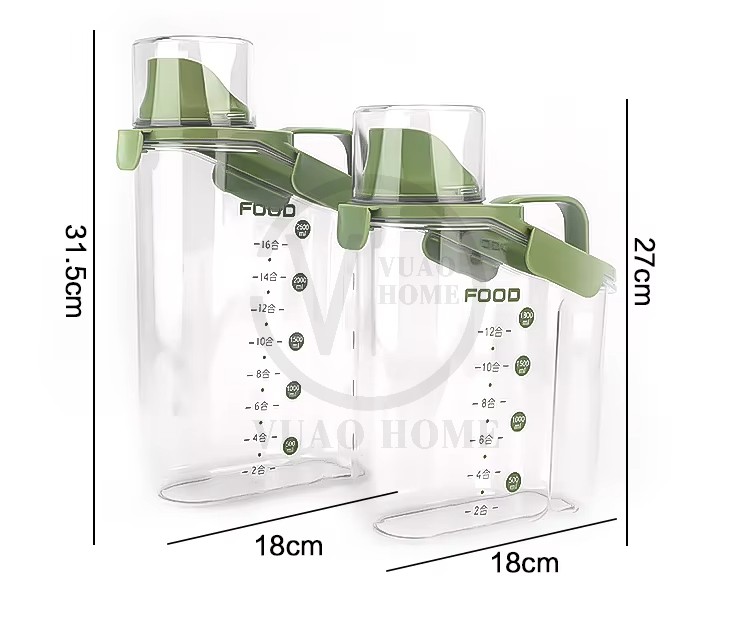 710 Contenedor para almacenar alimentos