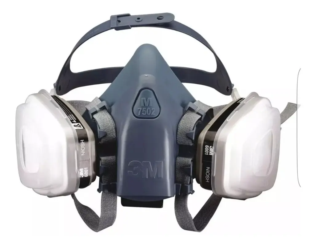 2pz-respirador-3m-7502-con-filtros-6001-reten-y-prefiltros-Vuaosafety.webp