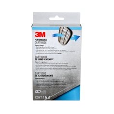 3M Cartucho de Vapor Orgánico 6001P1-DC, Negro, 1/Paquete