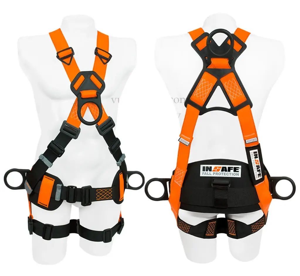 Arnés 4 Argollas Dieléctrico LIGHT con Soporte Lumbar IN 8009-1ML Insafe