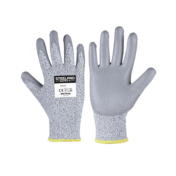 Guante Multiflex Cut-5 PU, Steelpro