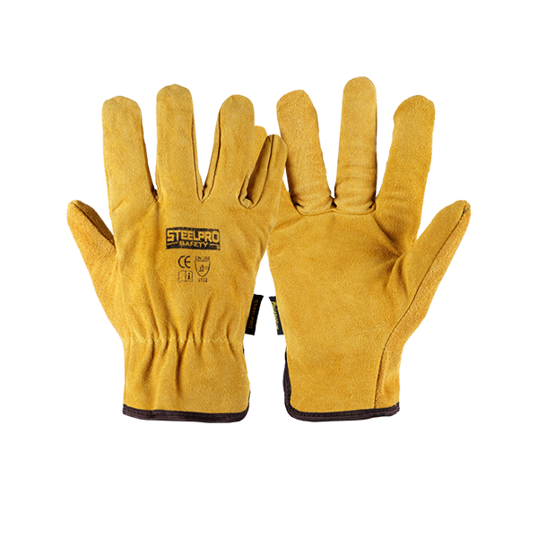 Guante cuero carnaza, Steelpro