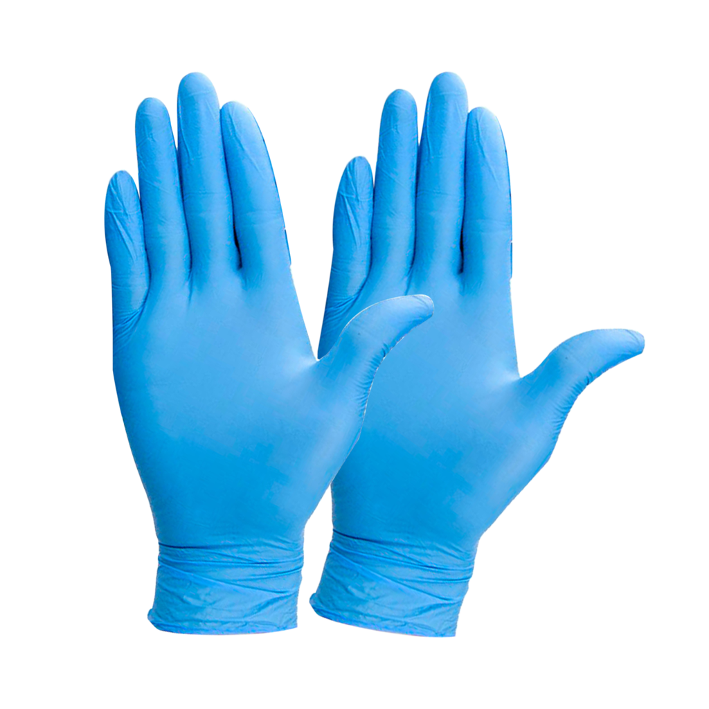 Guante nitrilo desechable sin polvo, Steelpro