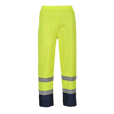 Portwest H444 Pantalón para lluvia de alta visibilidad Classic Contrast