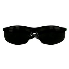 Lentes de Seguridad 3M SecureFit 500 SF550AF-GRN, Negro/Verde, Lente Gris Antiempañante y Antirrayas IR 5.0