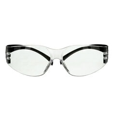 Lentes de Seguridad 3M SecureFit Serie 100 SF101AF-BLK, Negro, Lente Transparente Antiempañante y Antirrayas
