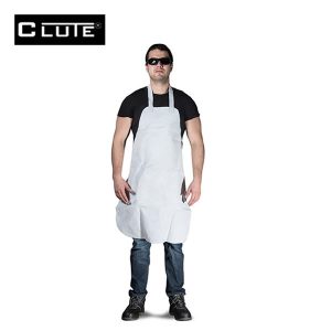 Clute Mandil De Cuero Cromo