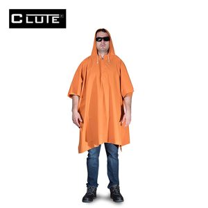 Clute ​Poncho Pvc Naranja
