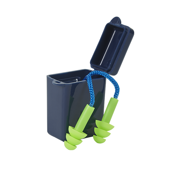 Tapón de oído con estuche 26DB EP-T06C, Steelpro