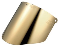 Visor de Policarbonato Recubierto Dorado/Verde Oscuro WCP96CG de 3M