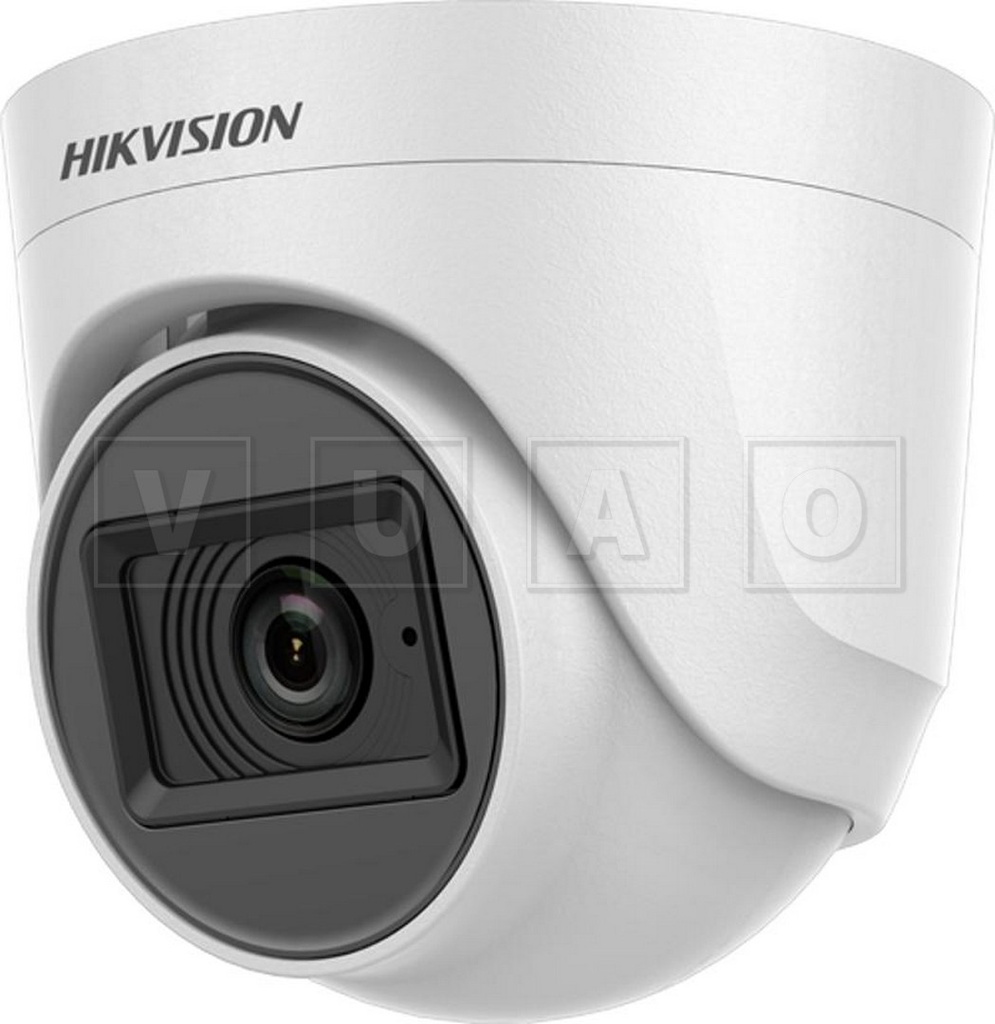 Hikvision DS-2CE76H0T-ITPFS Cámara de torreta fija para interiores de audio de 5 MP