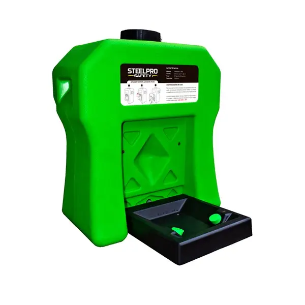 Estación portátil Lavaojos ST-20A, Steelpro