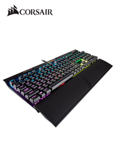 Teclado mecánico para juego Corsair K70 RGB MK.2 RAPIDFIRE CHERRY MX Speed (SP), USB 2.0