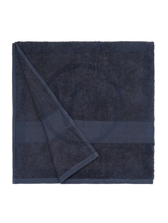 Vuao Toallas Natural (Azul Marino, Toalla Cara (33 cm x 33 cm))