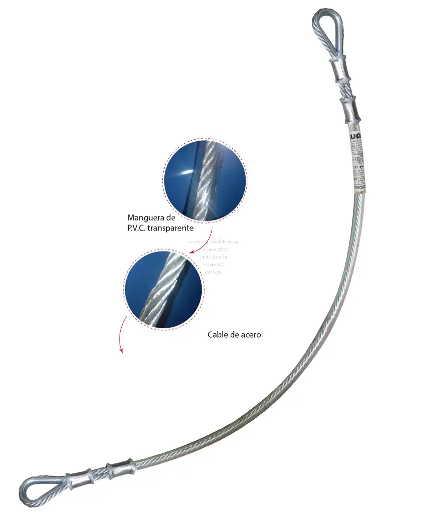 Conector de anclaje E010F ojo ojo HAUK