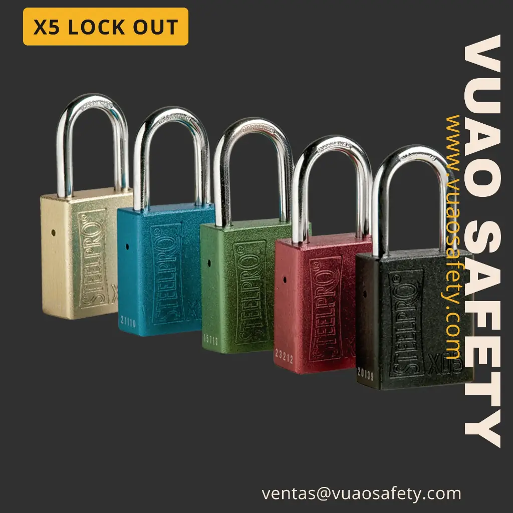 Candado X5🔒Lock-out - Steelpro