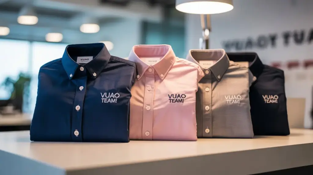 Camisa Vuao Dama Flex 👚Tela Oxford Parcela