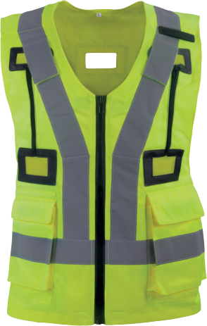 Delta plus HARVESGI Chaleco de alta visibilidad