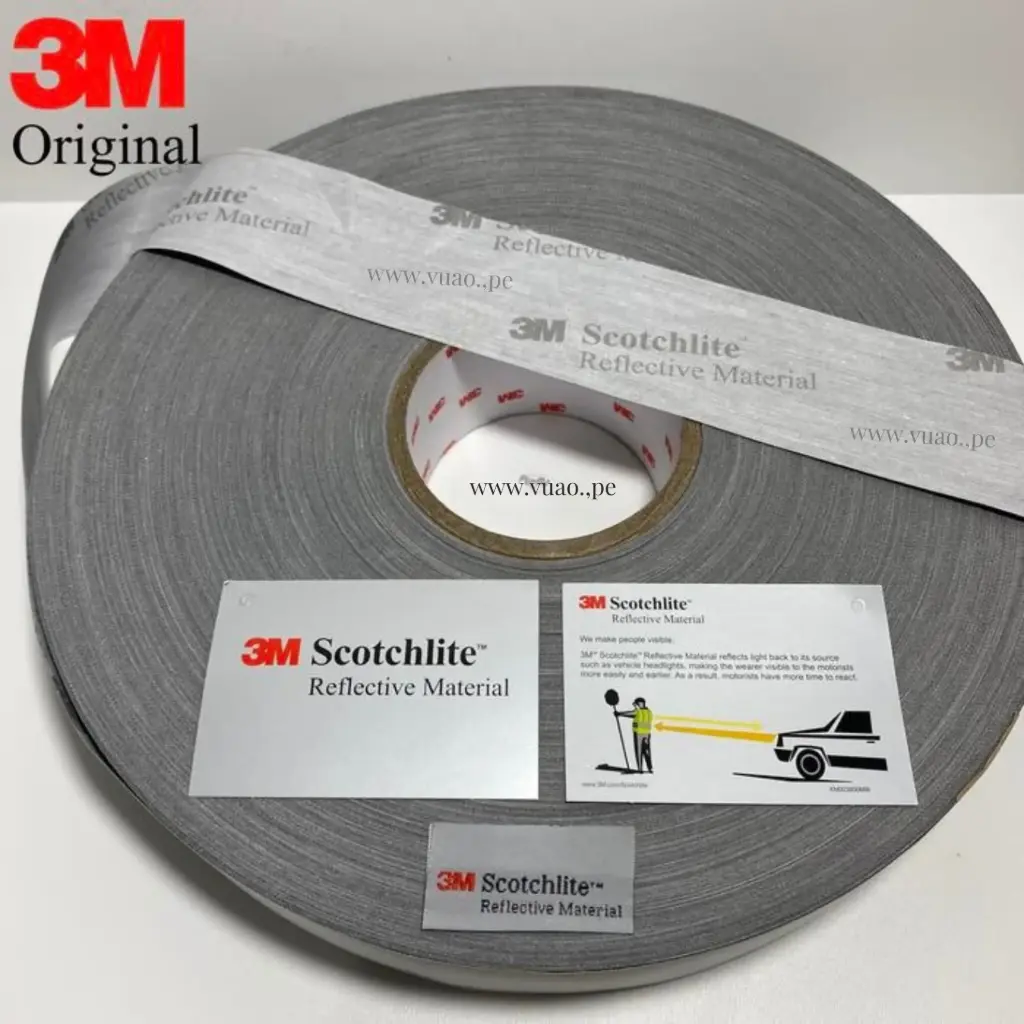 3M Scotchlite Gris Plata 8910 (1" (25.4))
