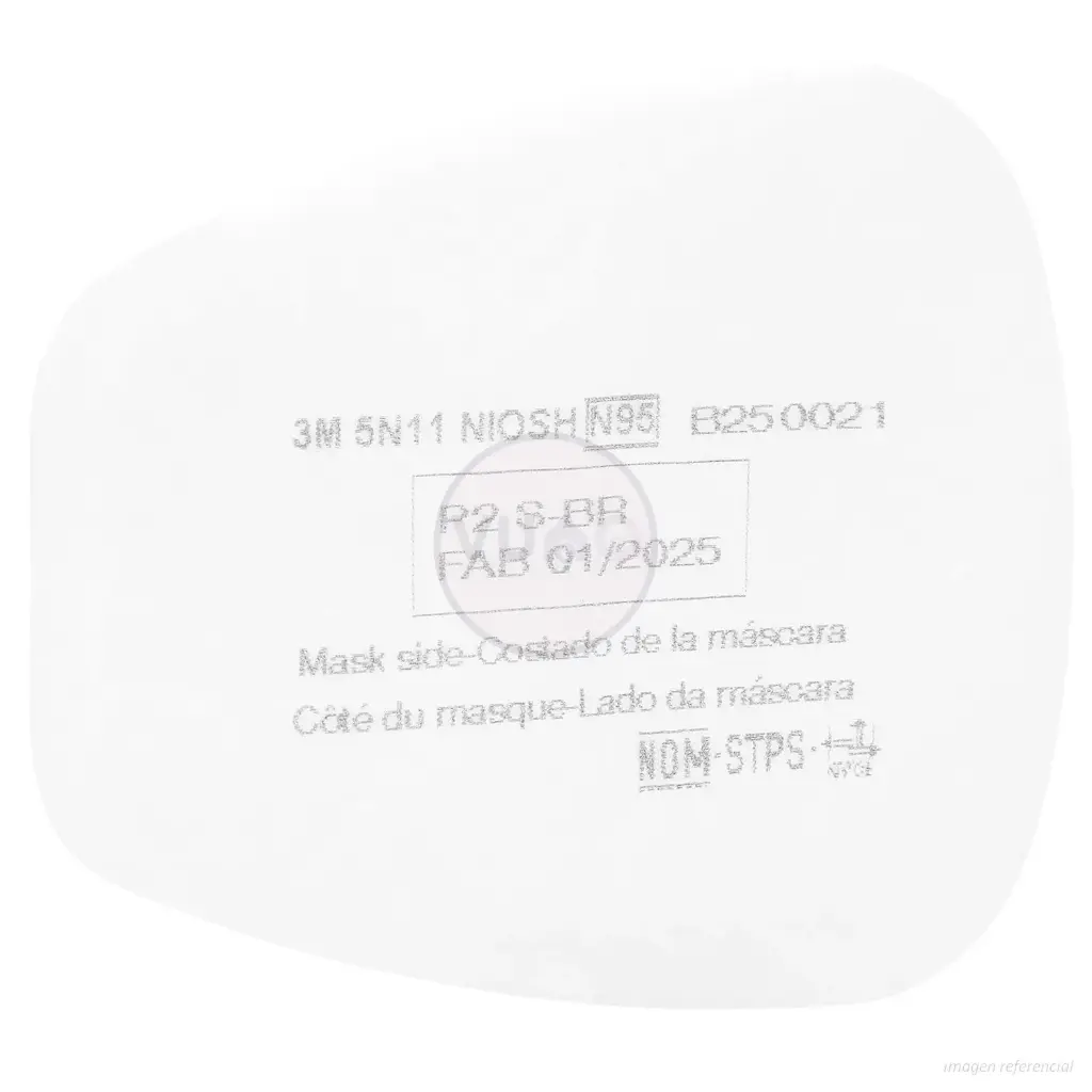 Filtro respirador N95, 5N11, 3M