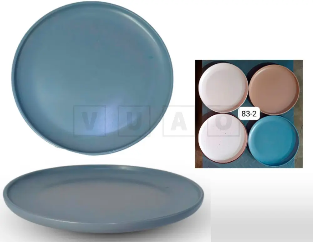 VUAO Lumo Colección 83-C – Plato de Cerámica Esmaltada 22.5 cm